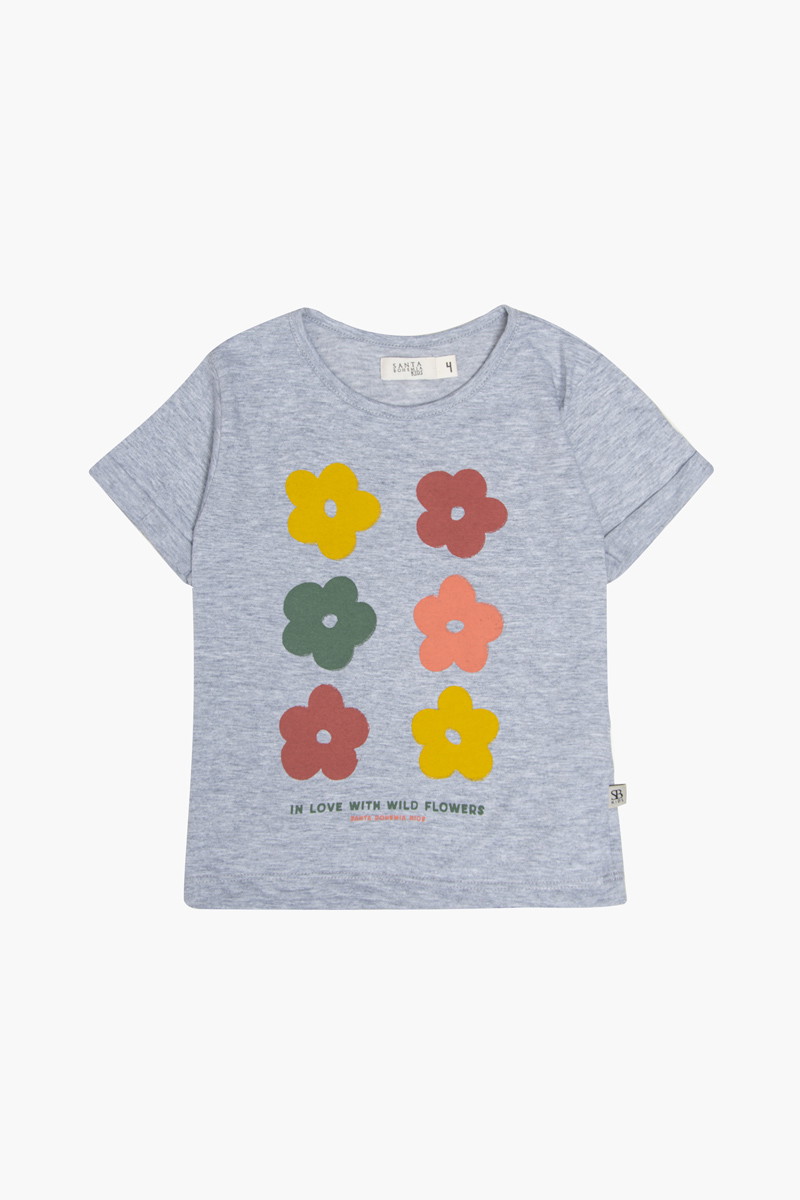 Remera Kids Flowers 2-10