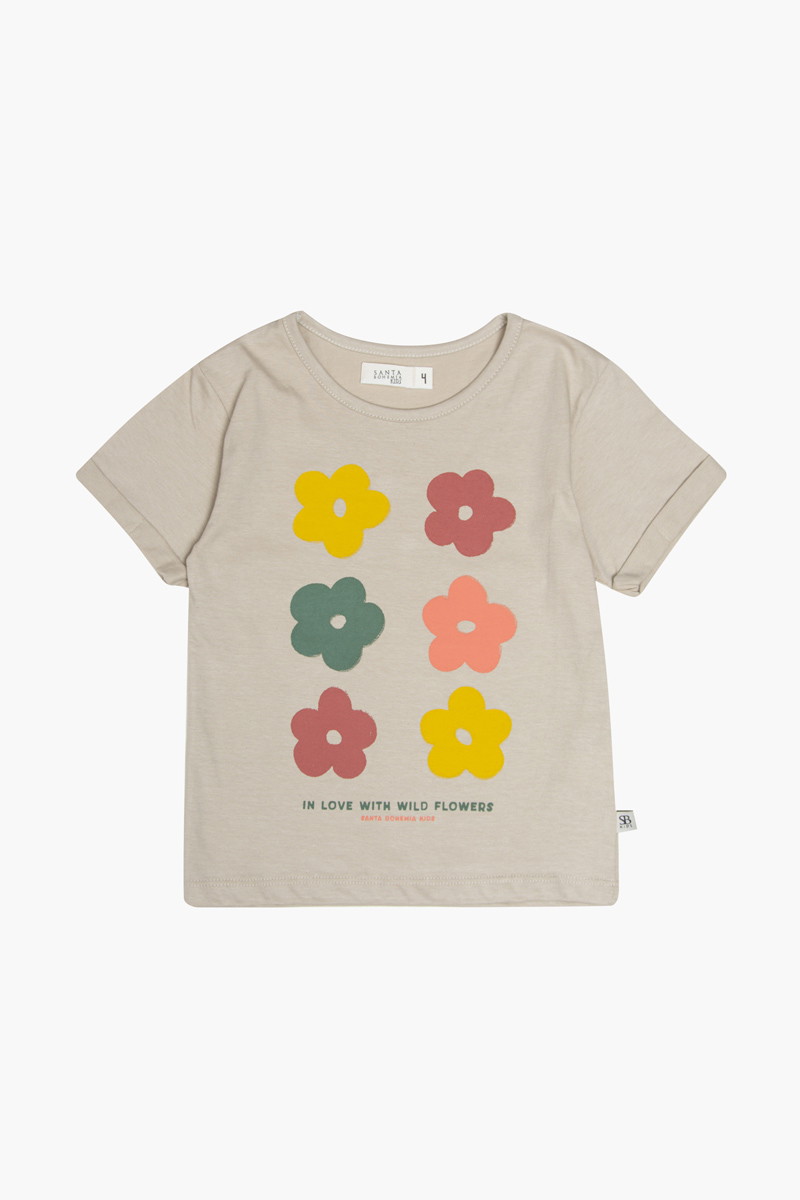 Remera Kids Flowers 2-10