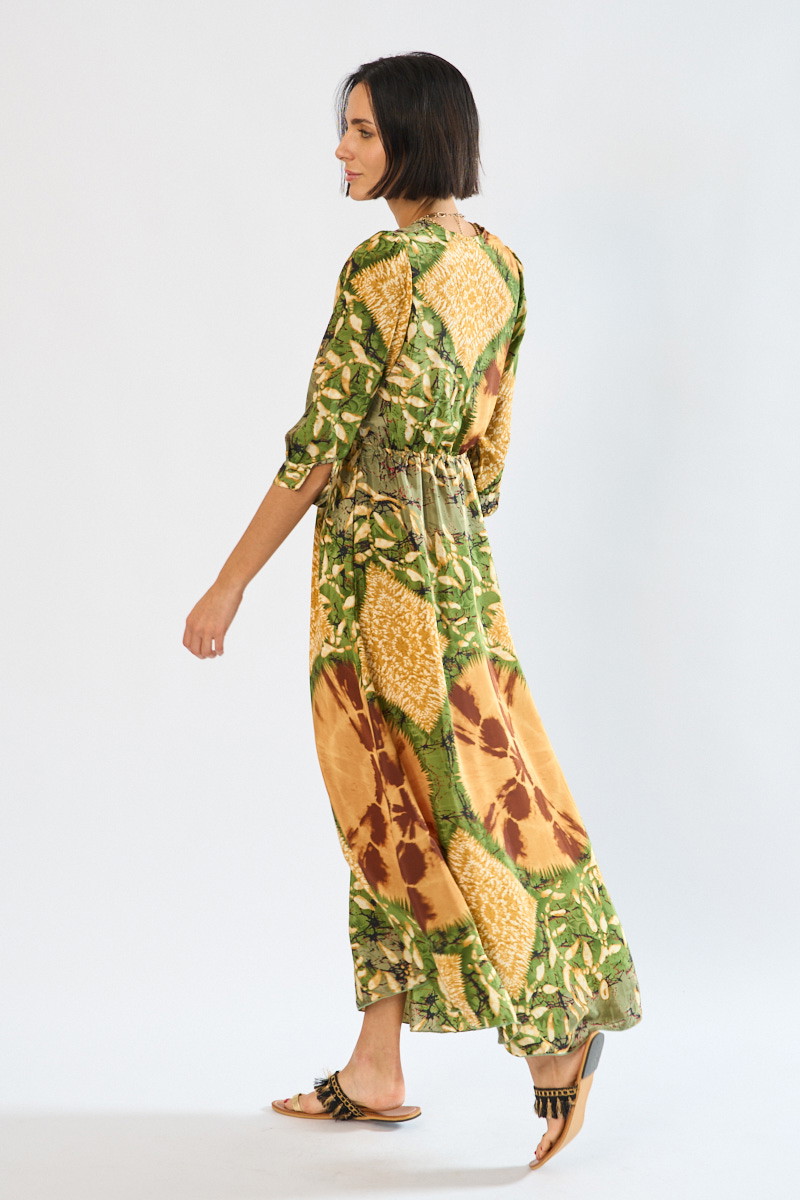 Vestido Largo Miel