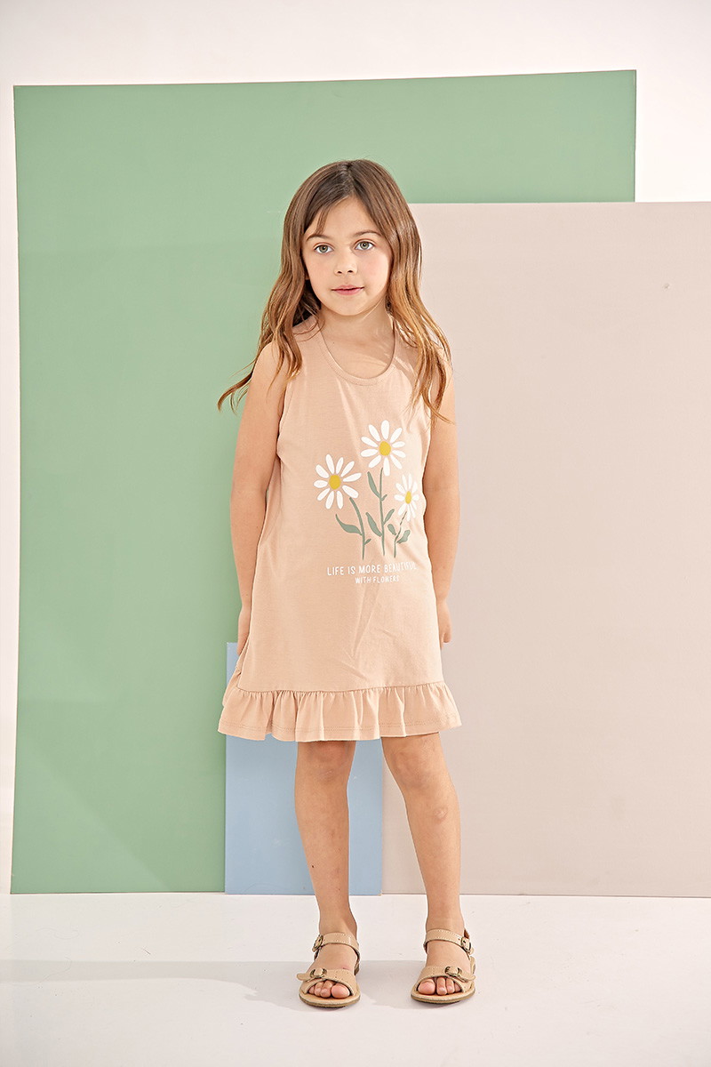 Vestido Kids Margaritas 2-10