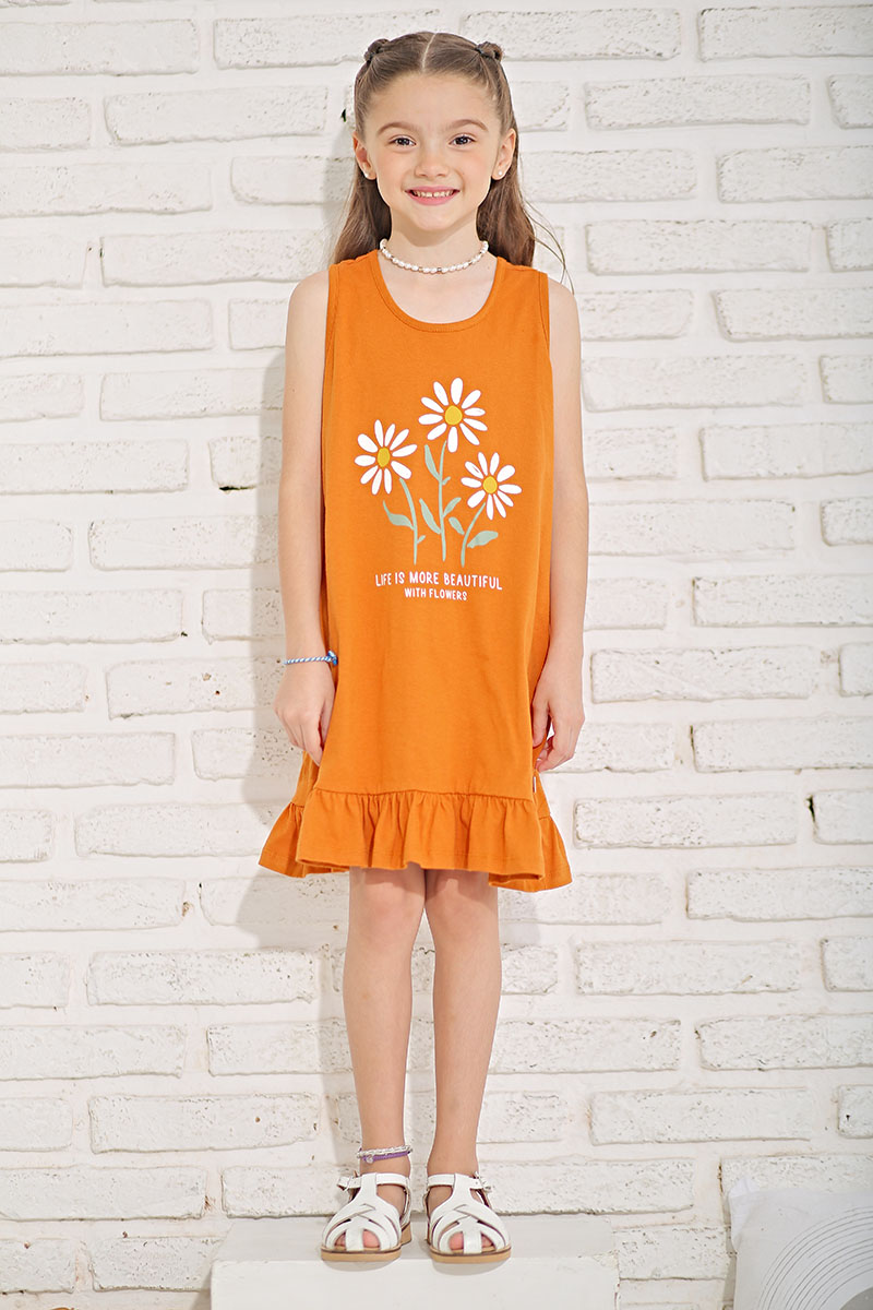 Vestido Kids Margaritas 2-10