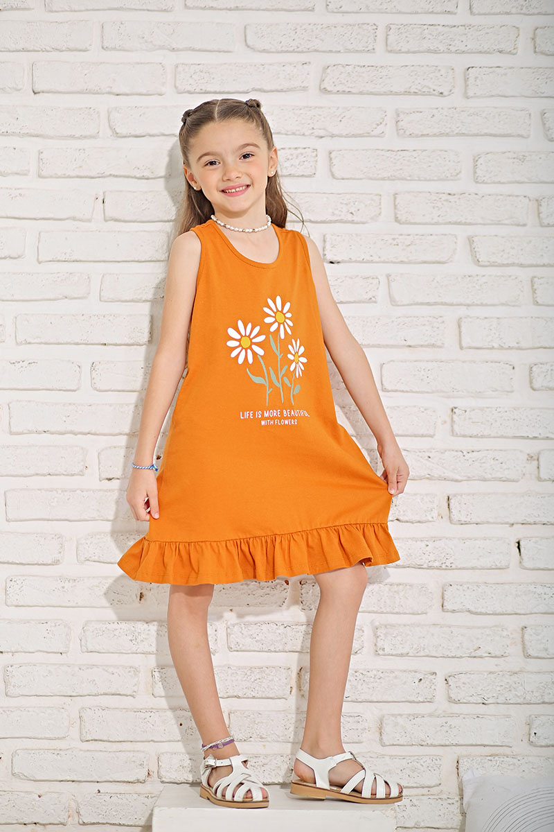 Vestido Kids Margaritas 2-10