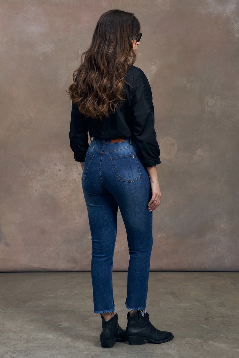 Jean Chupin Crop Bianca