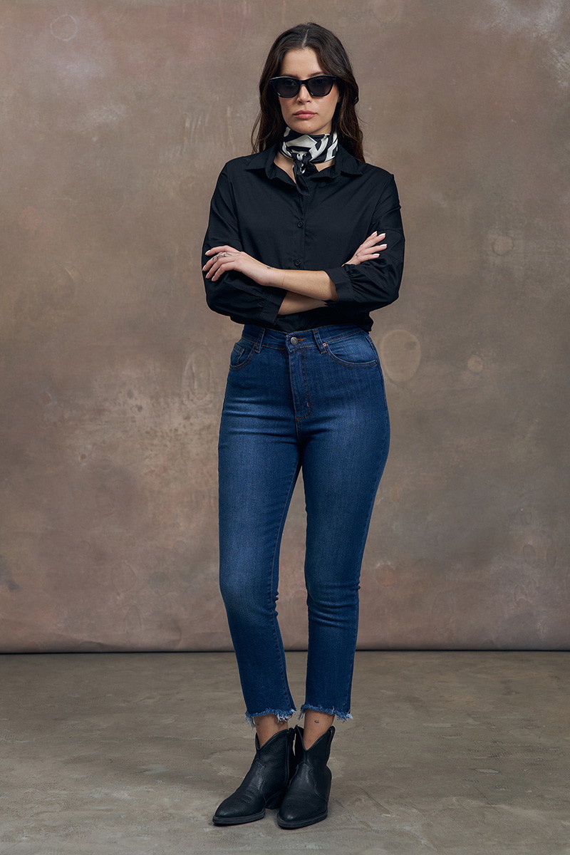 Jean Chupin Crop Bianca