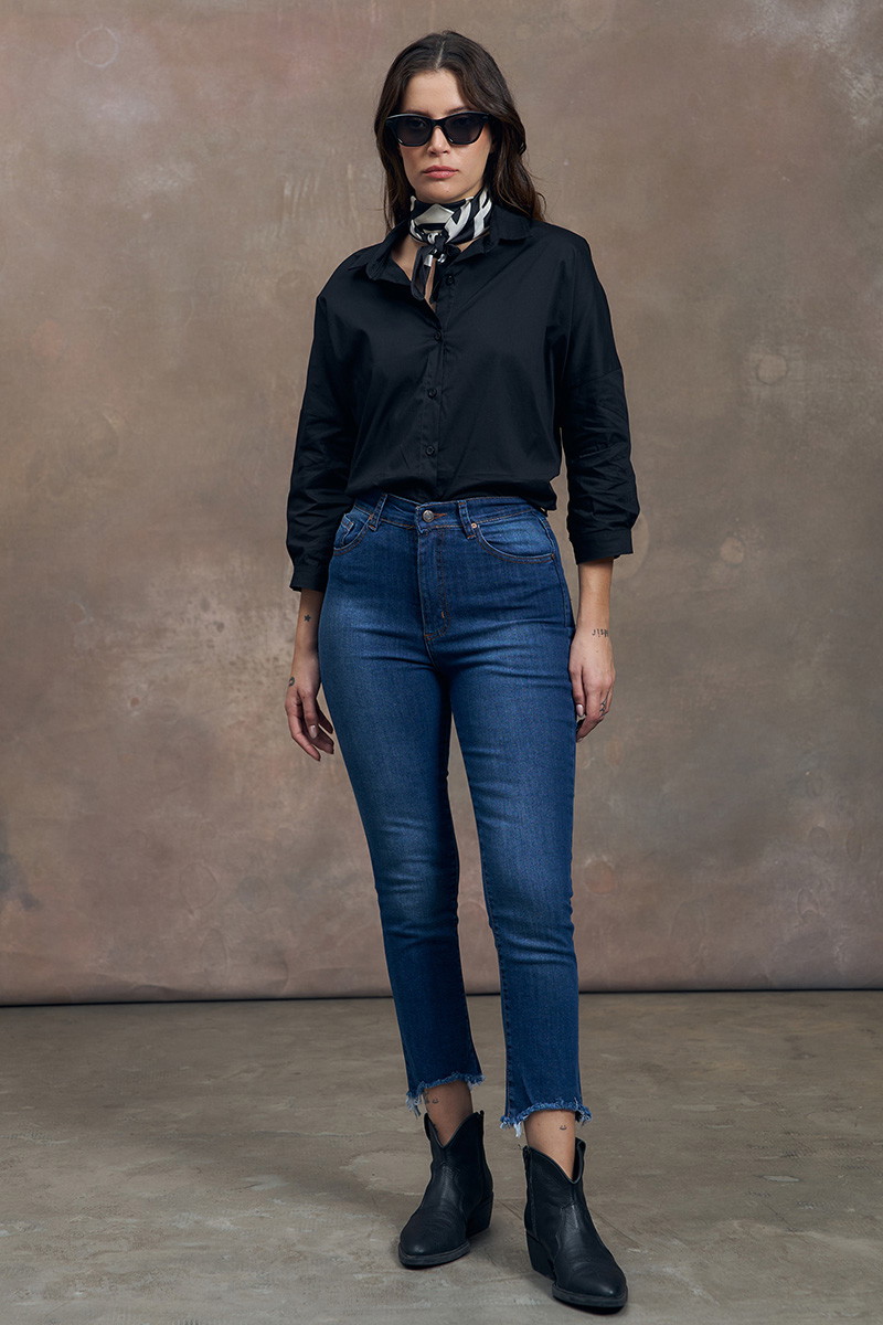 Jean Chupin Crop Bianca