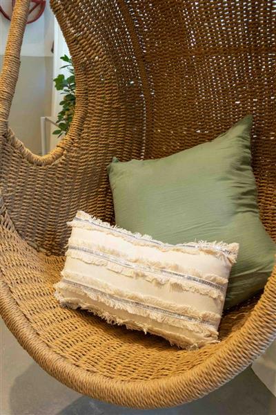 Almohadon Flecos con Lentejuelas 30x50
